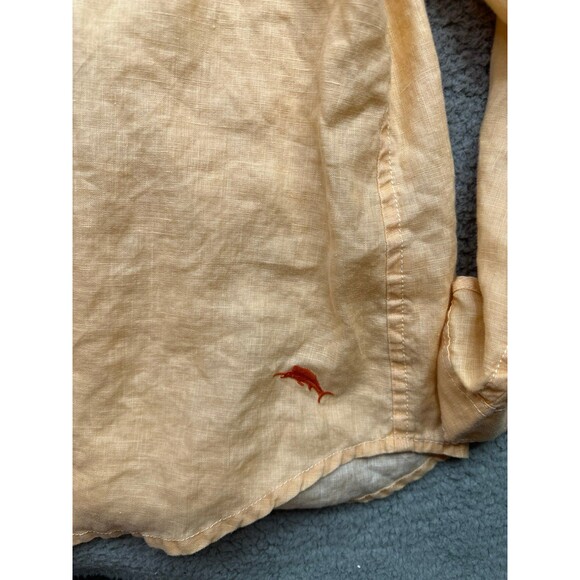 Tommy Bahama Relax 100% Linen long sleeve button down Shirt Sz xl - Picture 4 of 6